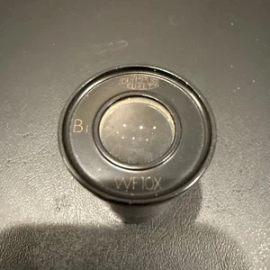OCULARE OLYMPUS ELGEET WF10X OTTICA MICROSCOPIO PARTE COME DA FOTO - Foto 1 di 6
