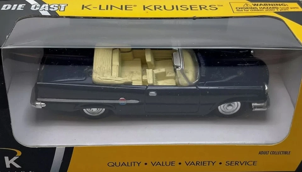 K-Line 94074 1:43 Kruisers Blue Navy 1959 Chrysler 300E Convertible Die-Cast - Image 1 of 1