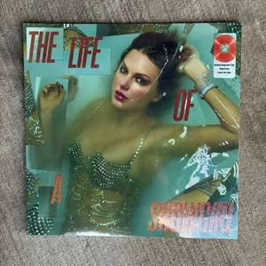 TAYLOR SWIFT - THE LIFE OF A SHOWGIRL- ORANGE GLITTER VINYL LP  Sealed New - Picture 1 of 2