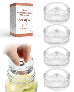 Glasgärgewicht 4er Set - Easy Grip Gärgewichte, perfekte Fi... - Bild 1 von 6