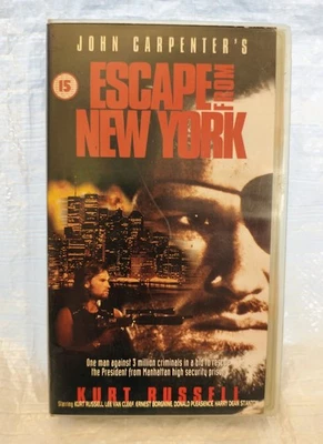 ESCAPE FROM NEW YORK VHS  BMG 1981 VGC - Image 1 of 4