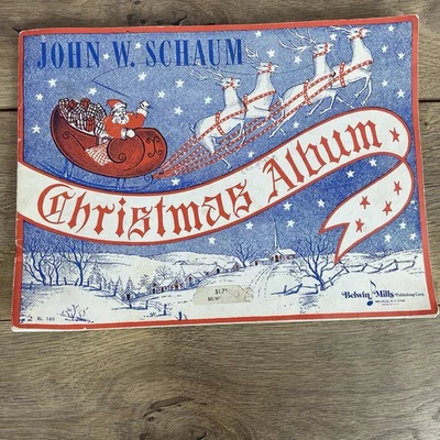 Folleto de música de Navidad A Delwin Inc. Piano vintage de inicio de publicación Foto 1 de 4