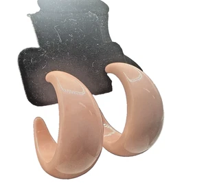 Pendientes de bucle Estate vintage rosa - Imagen 1 de 4