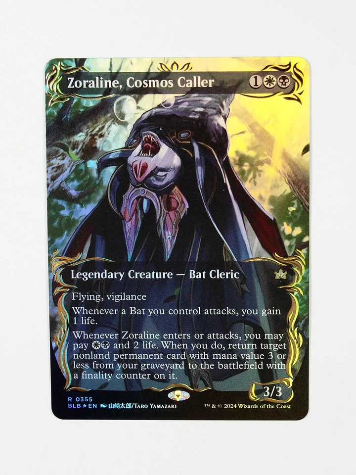MTG Bloomburrow Zoraline, Cosmos Caller Raised Foil #355 near mint english - Bild 1 von 1