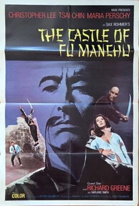 Original Filmplakat 1969 - Das Schloss von Fu Manchu - 27x41 ein Blatt - Bild 1 von 7
