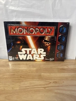 Monopoly Star Wars The Force Awakens Edition Disney Hasbro B0324 NEW SEALED - Image 1 of 2