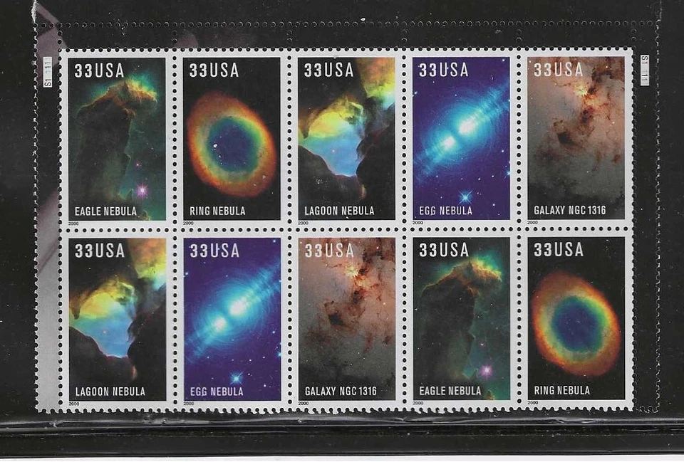 US SCOTT #3384-88  JUMBO PLATE BLOCK  OF 10  MNH  TAKE A LQQK ! - Image 1 of 1