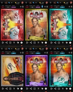 WWE Topps SLAM *DIGITAL* - WrestleMania Bundle - Daniel Bryan & Edge - Picture 1 of 1