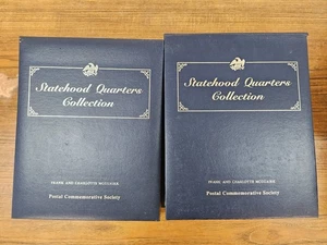 Statehood Quarters & Stamps Collection Complete Set Volumes 1 & 2 COMPLETE - Picture 1 of 6
