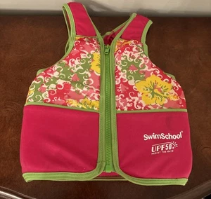Swim School UPF50 Life Jacket Pink Design - Picture 1 of 10
