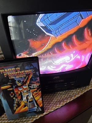 Transformers The Movie 1987 Animated VHS (1995) Hasbro Sunbow Optimus Prime - Image 1 of 4