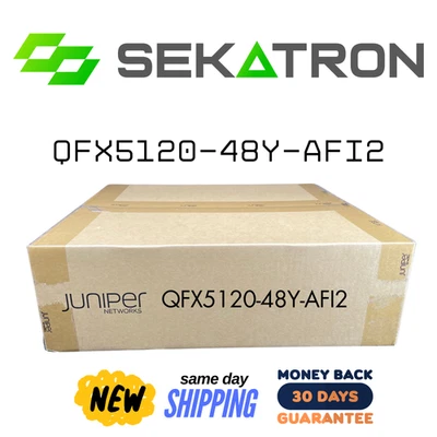 ♻️ NEW Juniper QFX5120-48Y-AFI2 48-Port PoE+ 25/100GbE Data Center Switch ⚡ - Image 1 of 2
