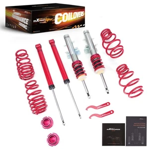 Coil Spring Suspension Coilovers Kit For Volkswagen Polo 9N Mk4 9A4 2001-2014 - Picture 1 of 12