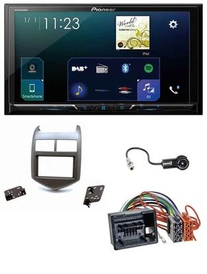 Pioneer MP3 Bluetooth USB 2DIN DAB Autoradio für Chevrolet Aveo Sonic ab 2011 du - Bild 1 von 4