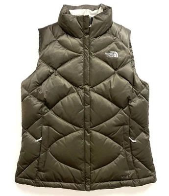 Colete acolchoado The North Face Aconcagua 550 feminino médio com zíper completo - Imagem 1 de 4