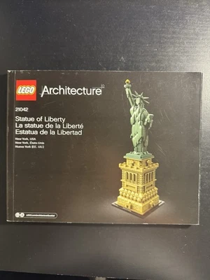 LEGO Architecture: Statue of Liberty (21042) Instruction Manual Book Only - Image 1 of 3