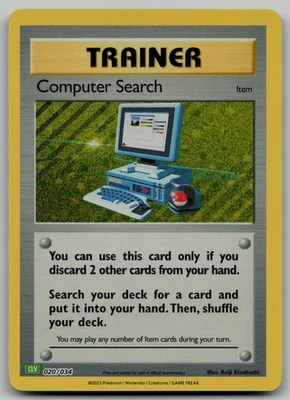 Computer Search (CLV) Classic Collection Trading Card Game Classic 020/034 NM - Image 1 of 2