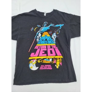 Star Wars T-Shirt The Empire Strikes Back Return of the Jedi Size Large L - Picture 1 of 4