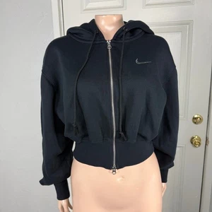 Nike HJ0940 Oversized Cropped Sweatshirt XS Pheonix Full Zip Hooded Hoodie X3-15 - Bild 1 von 6