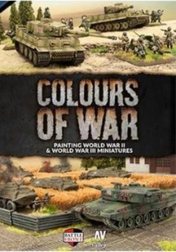 Vallejo Colours of War book - Painting WWII & WWIII miniatures 75013
