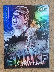 Topps Fire Baseball 2021 fumo e specchi #SM-7 Jim Abbott - Foto 1 di 2