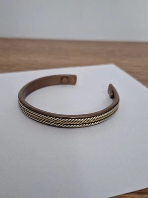Pulsera de terapia magnética brazalete de cobre Sabona Foto 1 de 4