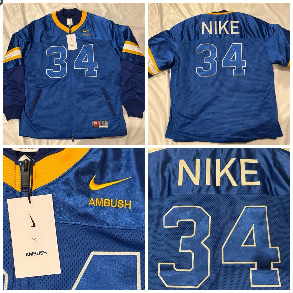 Nike x Ambush Football JacketDeep Royal Blue Size M Nike DX6916-455