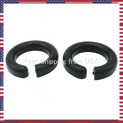 2X Front Coil Spring Spacer Black For Chevrolet Camaro Impala Biscayne Chevelle - Изображение 1 из 4