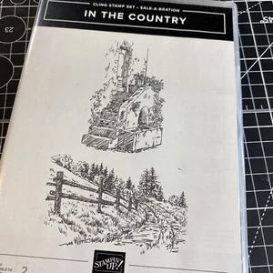 Stampin' Up In The Country Cling Stamp Set Door Road - Picture 1 of 14