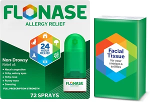 Allergy Relief Nasal Spray, 24-Hour Non-Drowsy Multi-Symptom Relief - 72 Sprays - Picture 1 of 12
