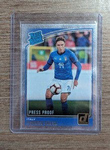 2018-19 Panini Donruss Rated Rookie Press Proof Silver Federico Chiesa #192 RC