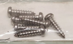 Lot of 7 OEM Yamaha Tapping Screws 97780-40116 V-Max Razz Riva Badger Champ Jog - Picture 1 of 2