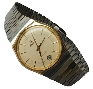 NIVADA Date at 6 Water & Shock resistant No.47057 FE140-1C From1975 - Picture 1 of 12