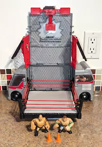 WWE Rumblers Rampage Transforming Tour Bus Wrestling Playset With ROCK JOHN CENA - Picture 1 of 12