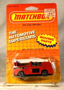 Matchbox MB63 SNORKEL FIRE ENGINE Diecast vehicle Metro Fire Dept 1983 - Picture 1 of 3