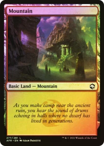 MTG FOIL Mountain 277 - Adventures in the Forgotten Realms #277 - Bild 1 von 1