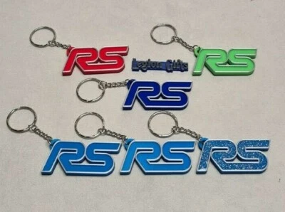 LEGION GIFTS Key fob ring keyring for ford focus RS owners mk1 mk2 mk3 nitro blue red green+