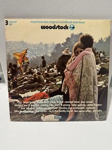 WOODSTOCK ORIGINAL SOUNDTRACK 3 LP Set 1970 Vinyl Cotillion SD 3-500 Ultrasonic - Foto 1 di 7