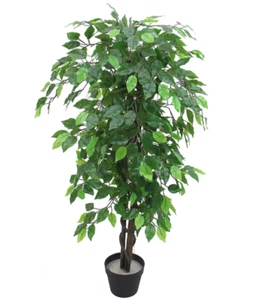 Planta de árbol de ficus artificial 120 cm ficus grande 120 cm plantas realistas - Imagen 1 de 3