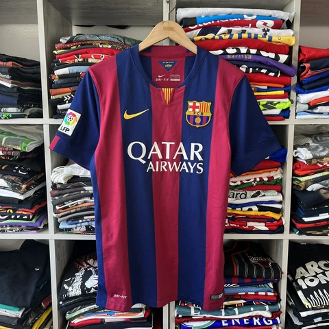 Nike Barcelona 2014-2015 Home  SOCCER SHIRT FOOTBALL JERSEY Cover