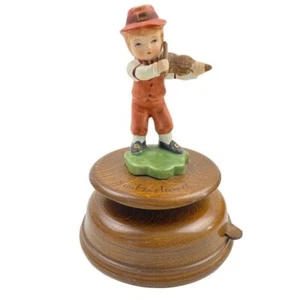 Vintage Gueissaz Jaccard Music Box Swiss Musical Movement Solid Wood Switzerland - Picture 1 of 8