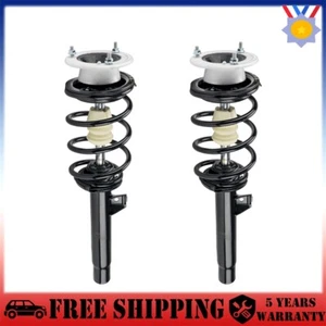 2x Front Struts w/ Coil Spring Assembly For BMW 335is 335i 335d 330i 328i 128i - Picture 1 of 8