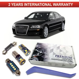 Audi A8 4E LED Interior Kit Premium 22 White Error Free Bulbs Canbus 4H D3 - Picture 1 of 12