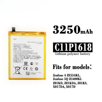 C11P1618 Replacement For ASUS ZenFone 4 5Q ZE554KL ZC600KL Z01KD Z01KDA X017DA - Image 1 of 4