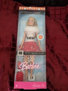 Mattel 2007 Holiday Wishes Barbie with snowflake ornament NIB - Bild 1 von 2