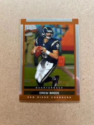 Drew Brees 2003 Topps Chrome #82 Chargers Saints - Image 1 of 2