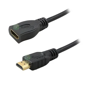 6FT Premium 1.4 Gold 24K HDMI Extension Cable For 1080p HD 4K 3D PS3 XBOX TV - Picture 1 of 4