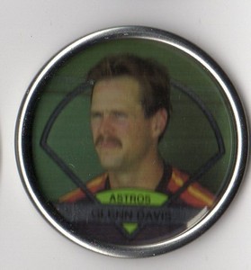 1990 Topps Coins Baseball Card #45 Glenn Davis