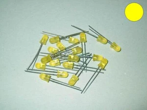 L505 - LED 5mm rundkopf diffus gelb LEDs [20pcs] - Bild 1 von 1