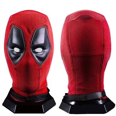 Qualidade Premium Deadpool cosplay Máscara Facial Completa Respirável Capacete de Malha Natal - Imagem 1 de 2